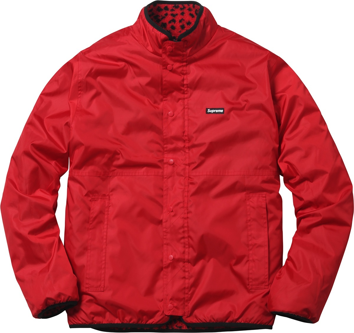 Leopard Fleece Reversible Jacket view 18